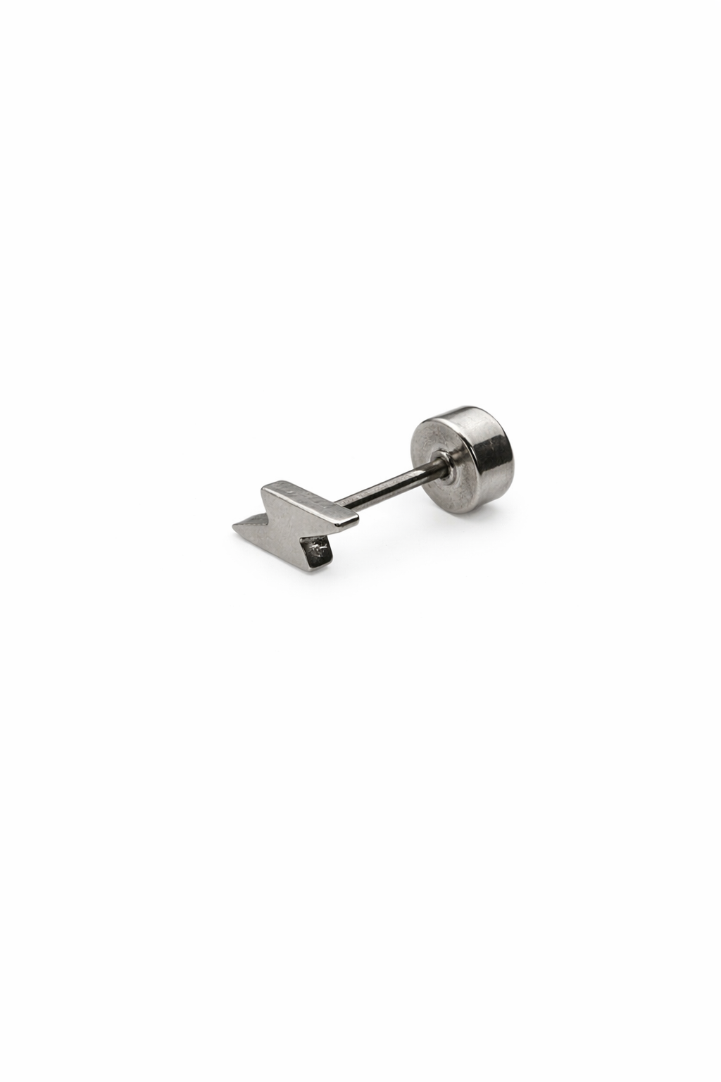Lightning Bolt Screwback Earring