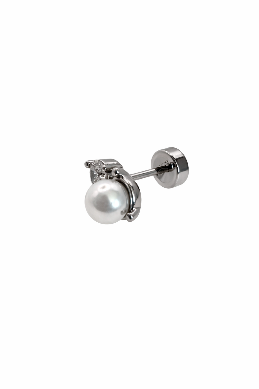 Pearl Screwback Earring