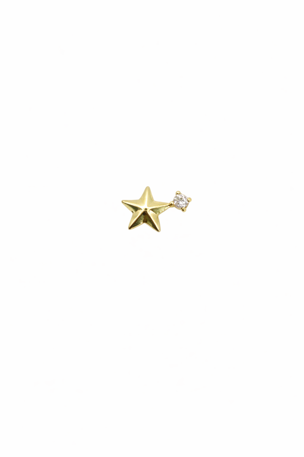 Star Crystal Screwback Earring