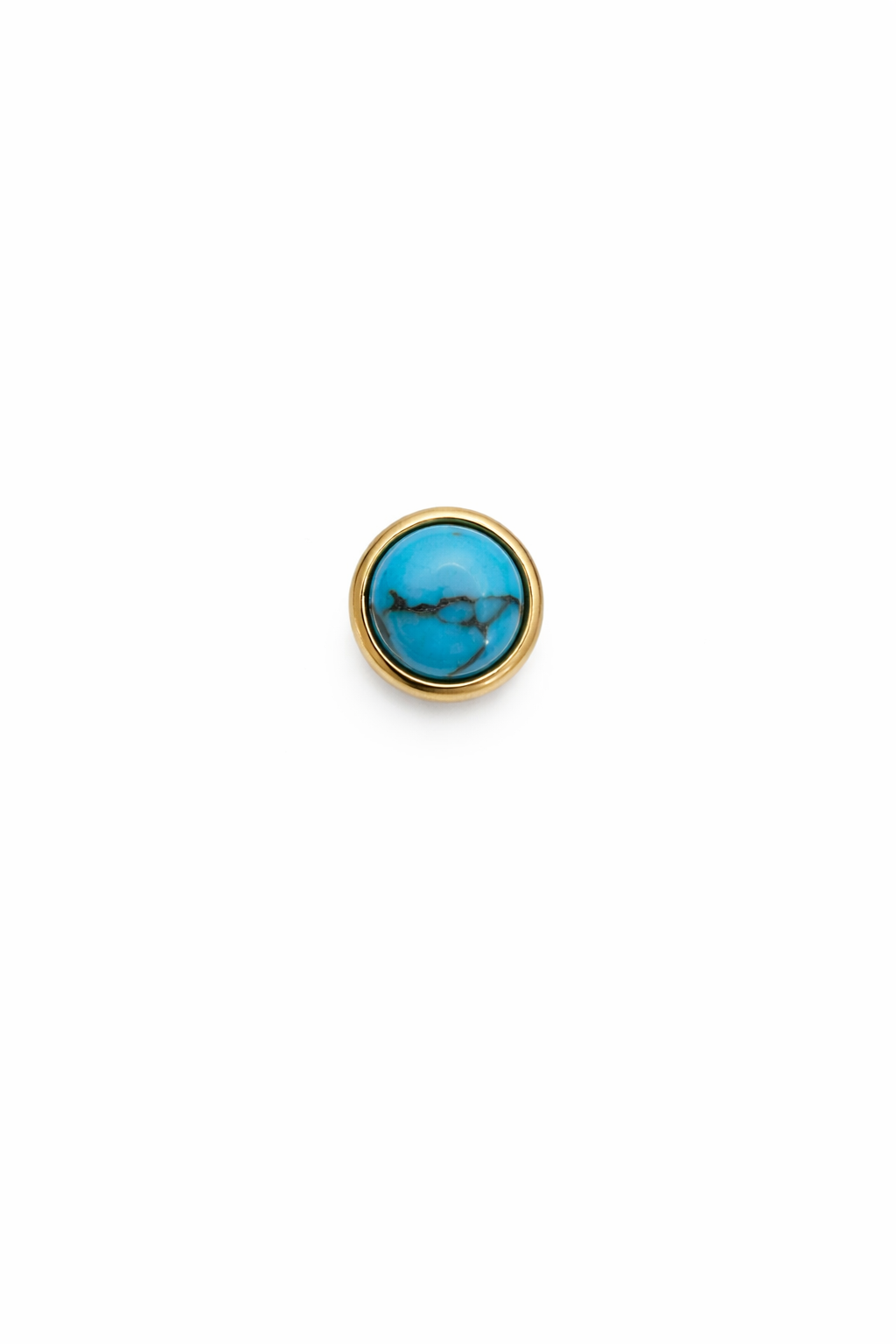 Turquoise Screwback Earring