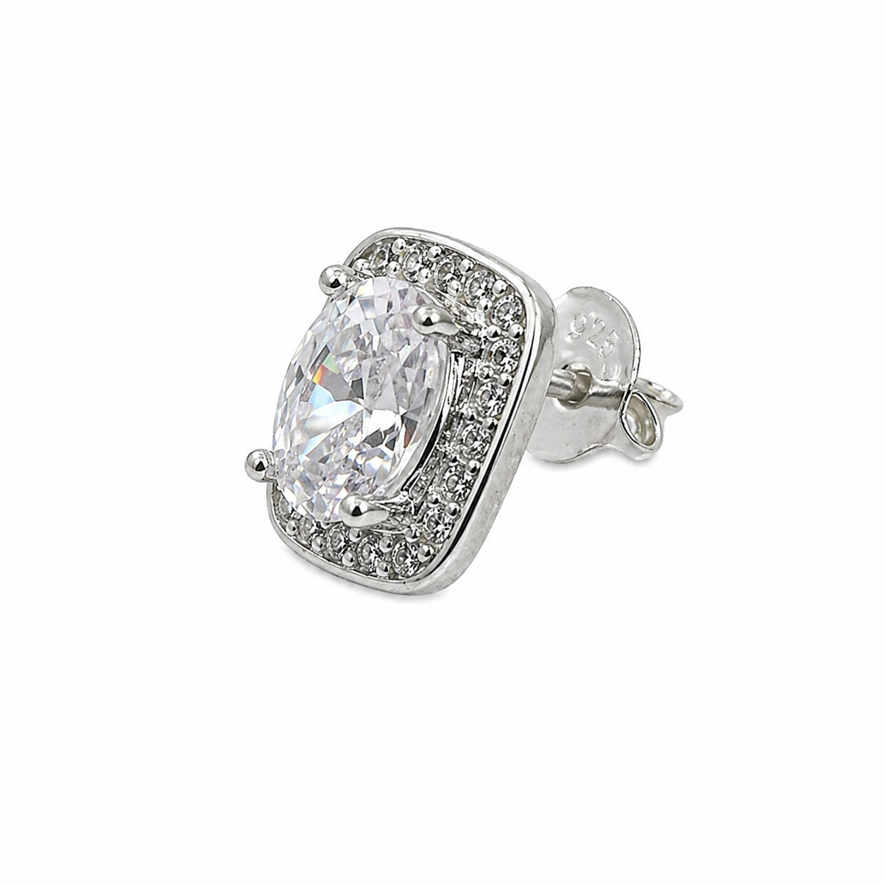 XL Crystal Stud Earrings
