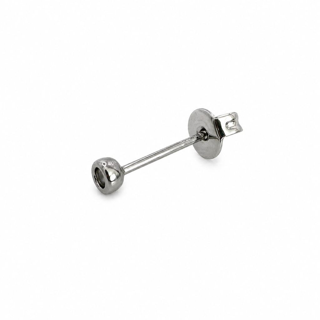 Petite Bezel Crystal Stud Earrings