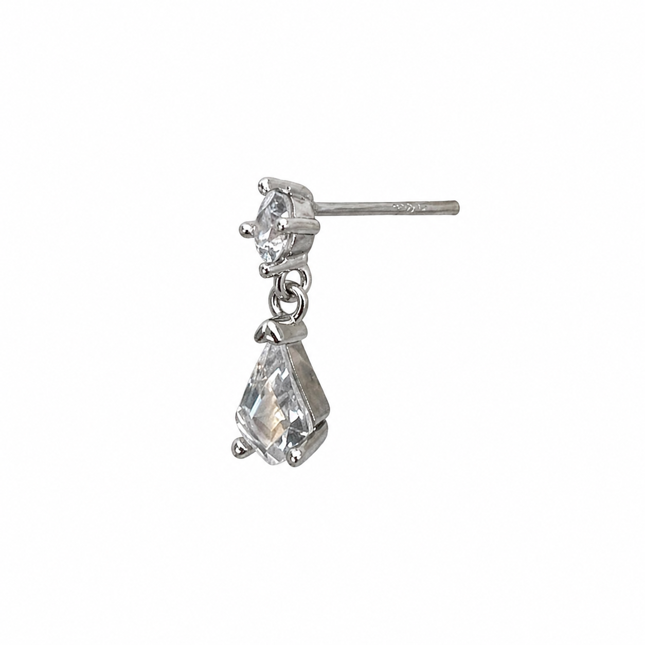 Crystal Dangle Stud Earrings