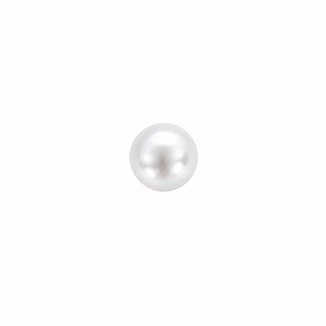 Small Pearl Screwback Earring