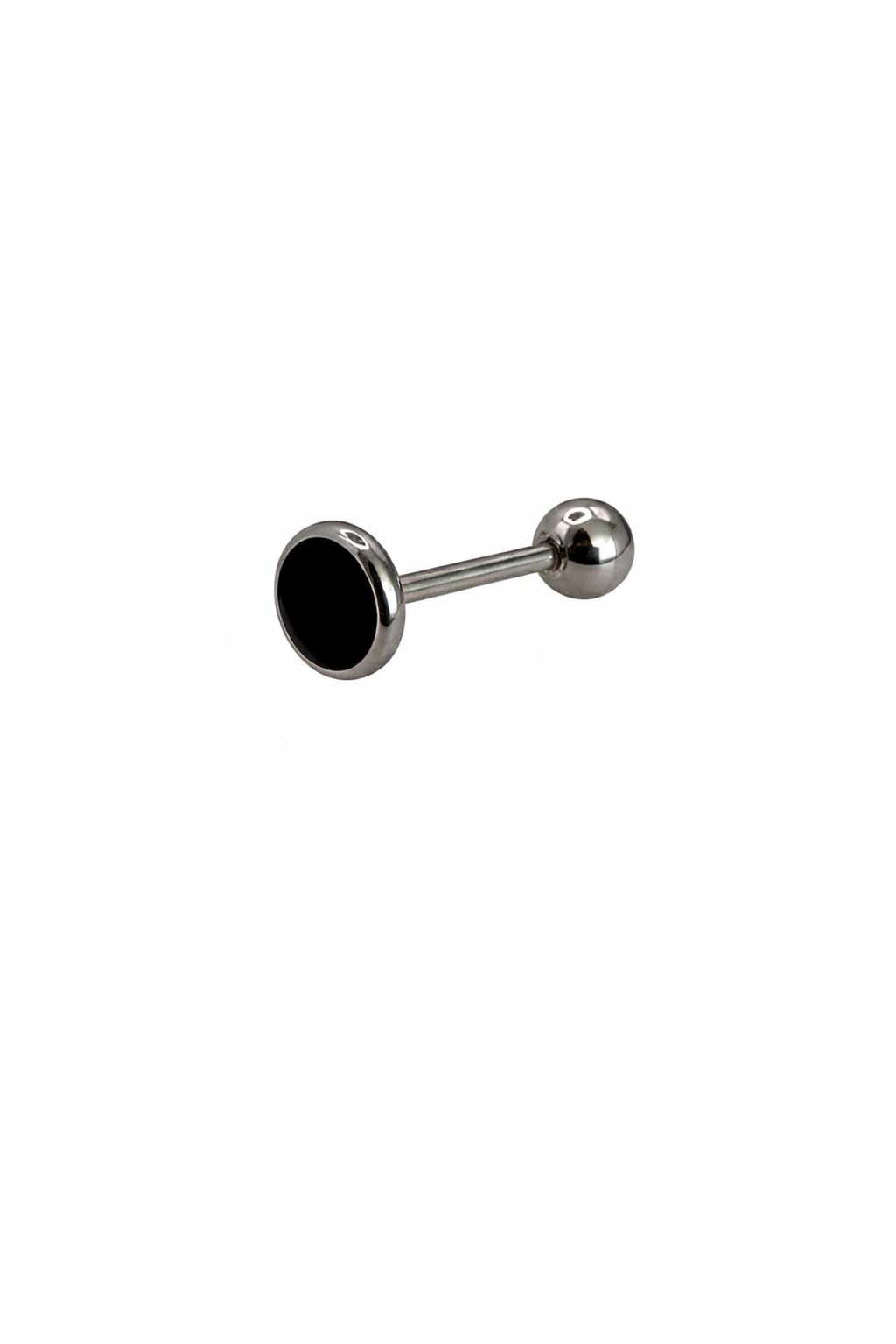 Enamel Circle Screwback Earring