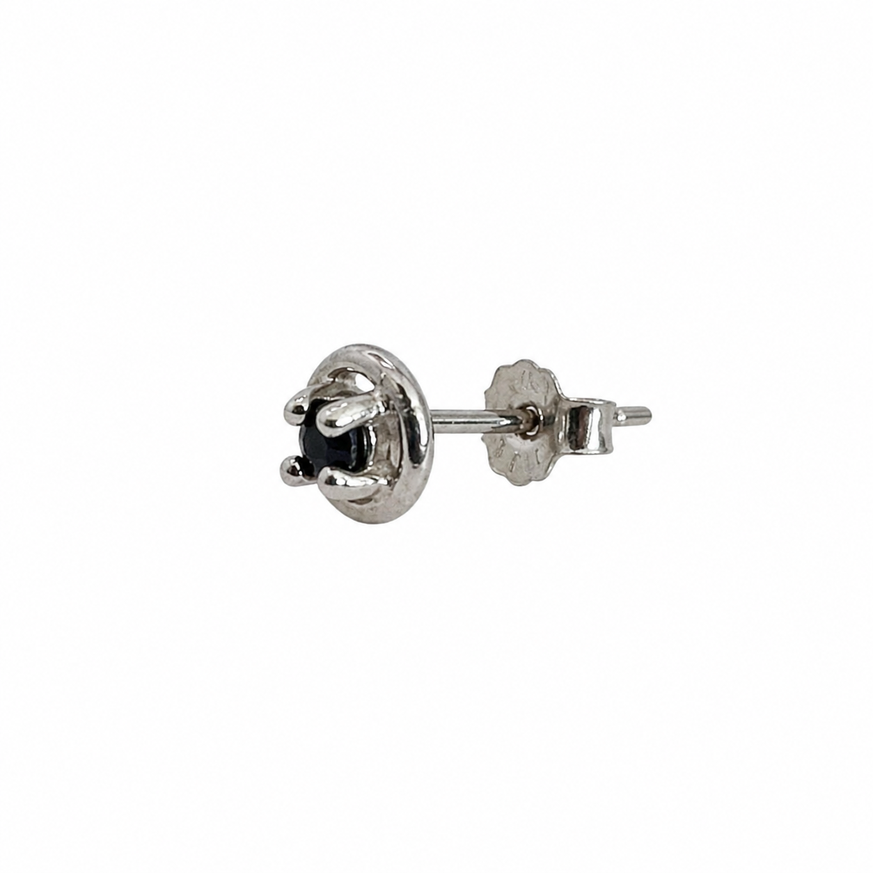Small Blue Crystal Stud Earrings