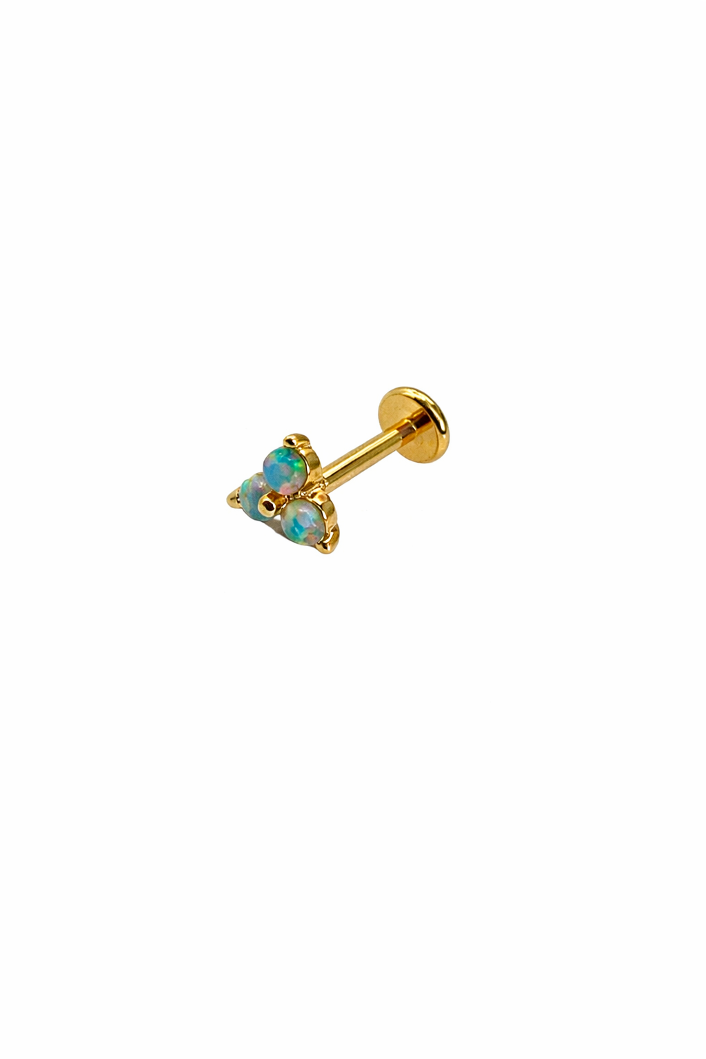 Fire Opal Screwback Earring