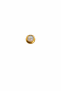 Small Fire Opal Screwback Earring