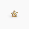 Crystal Topaz Screwback Earring