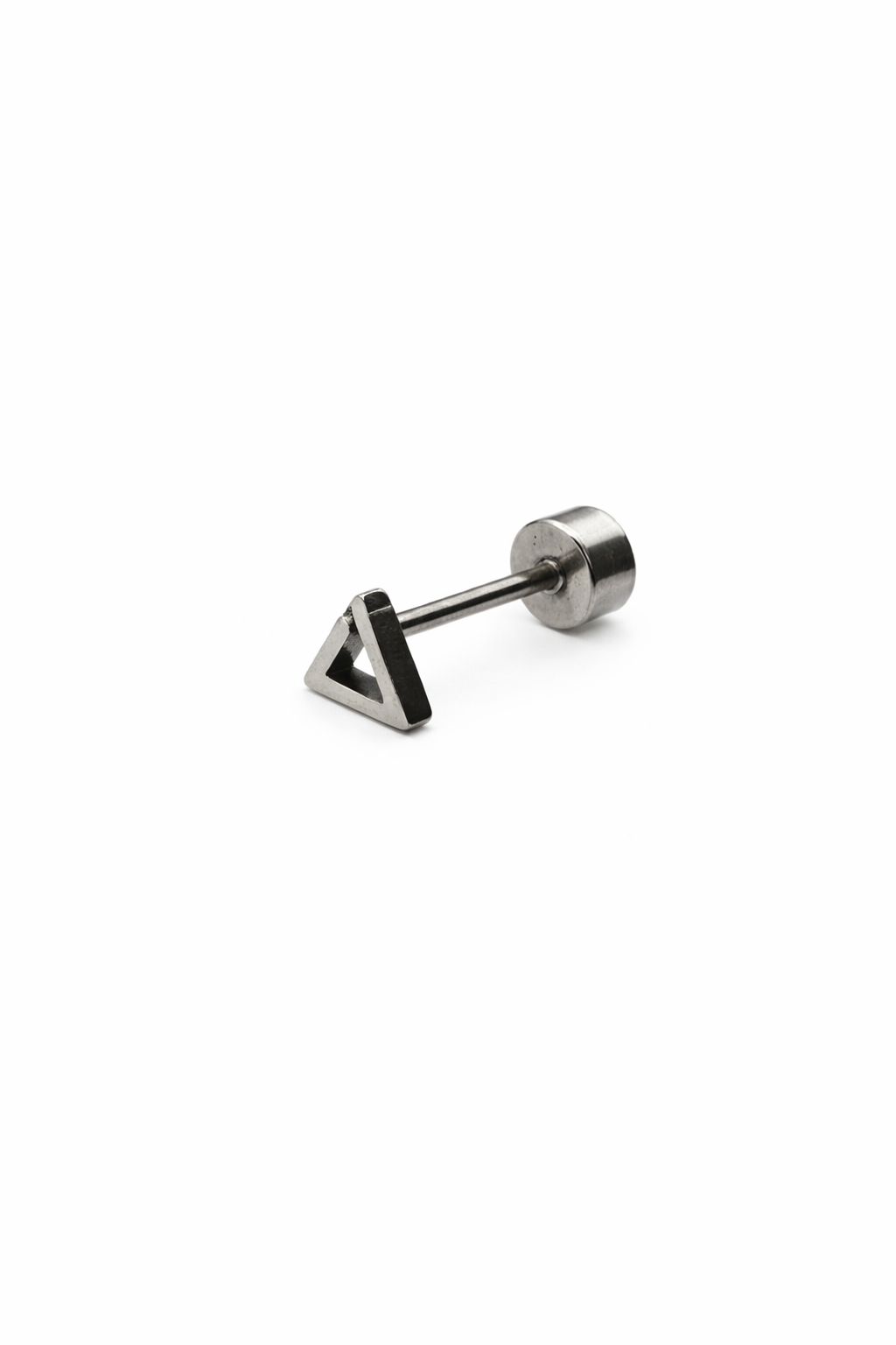 Cutout Triangle Screwback Earring