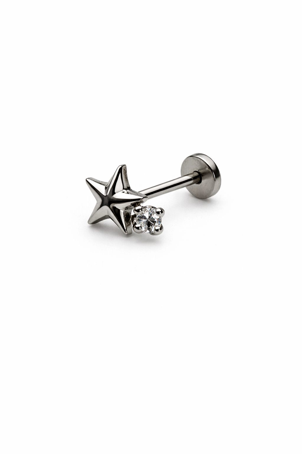 Crystal Star Screwback Earring