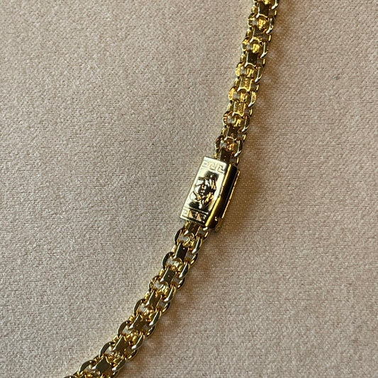 Gold Link Logo Chain