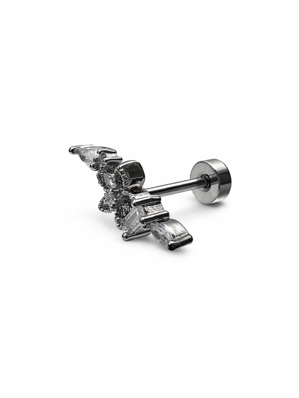 Crystal Screwback Earring