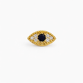 Crystal Eye Screwback Earring