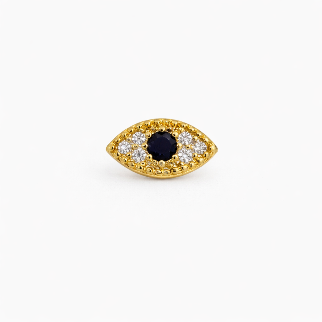 Crystal Eye Screwback Earring