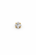 Crystal Square Screwback Earring