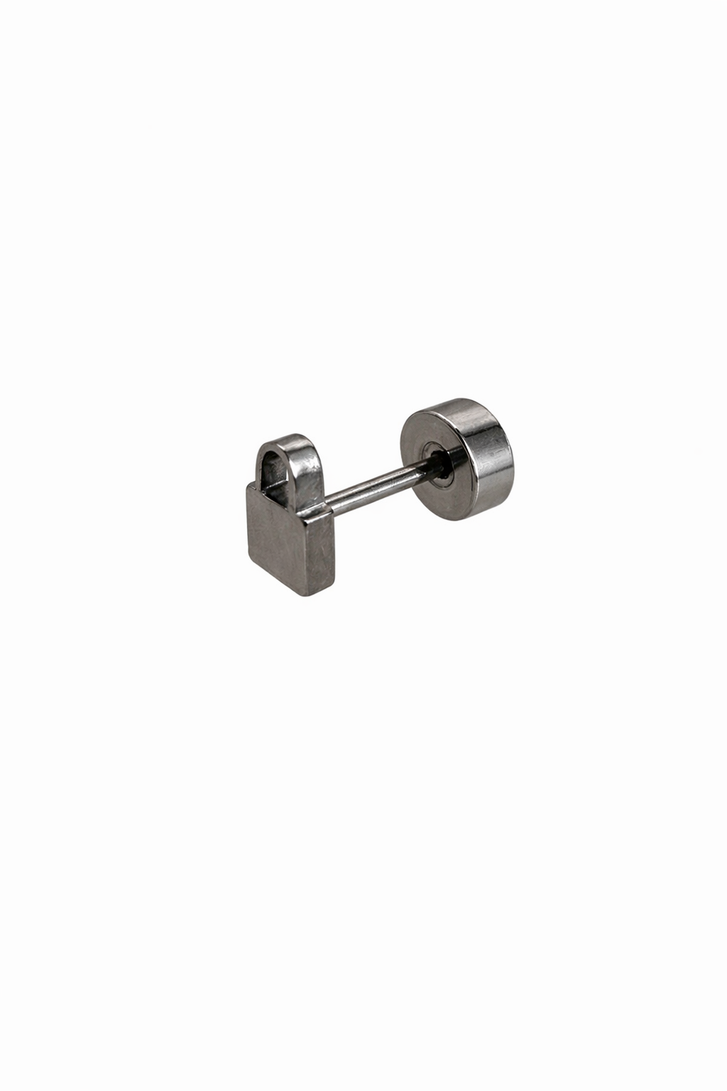 Lock Screwback Earring