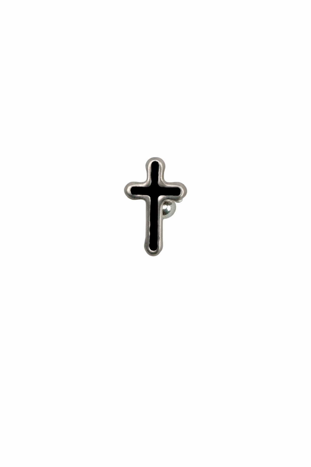 Enamel Yin Yang Screwback Earring