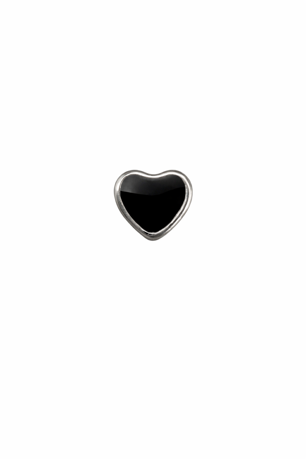Enamel Heart Screwback Earring
