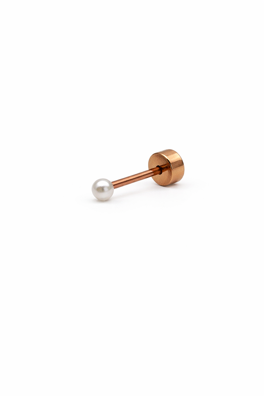 Small Pearl Screwback Earring