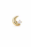 Moon Crystal Screwback Earring
