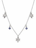 Tanzanite & Maple Leaf Necklace