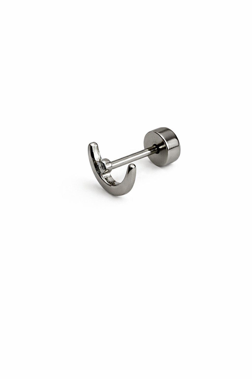Crystal Moon Screwback Earring