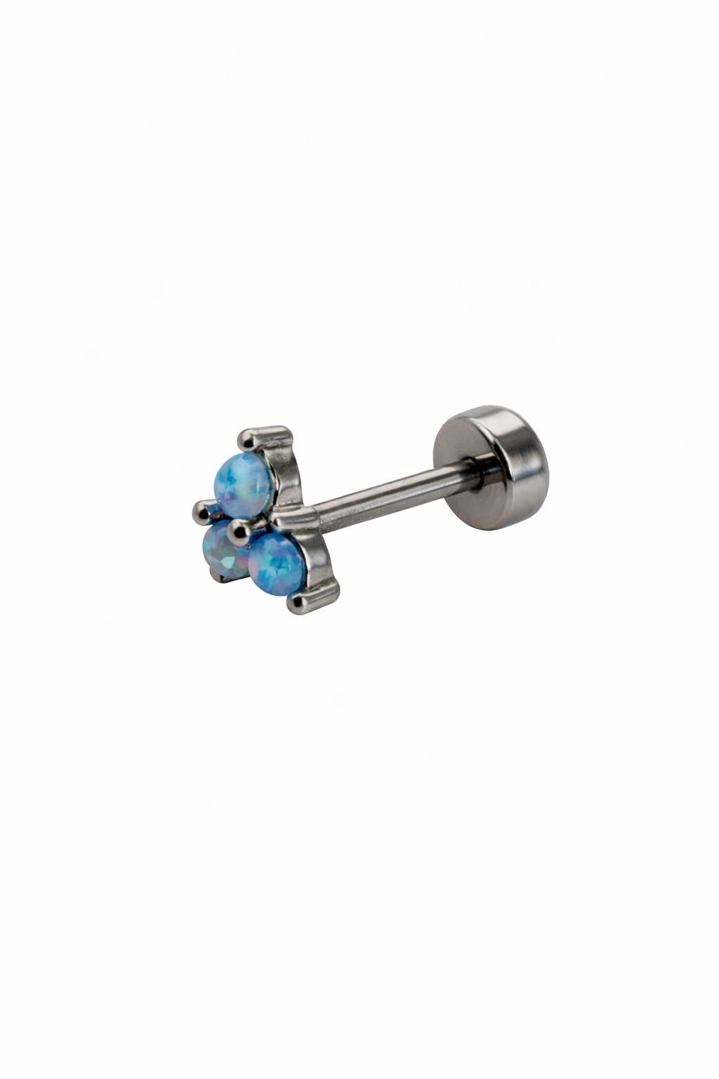Fire Opal Screwback Earring