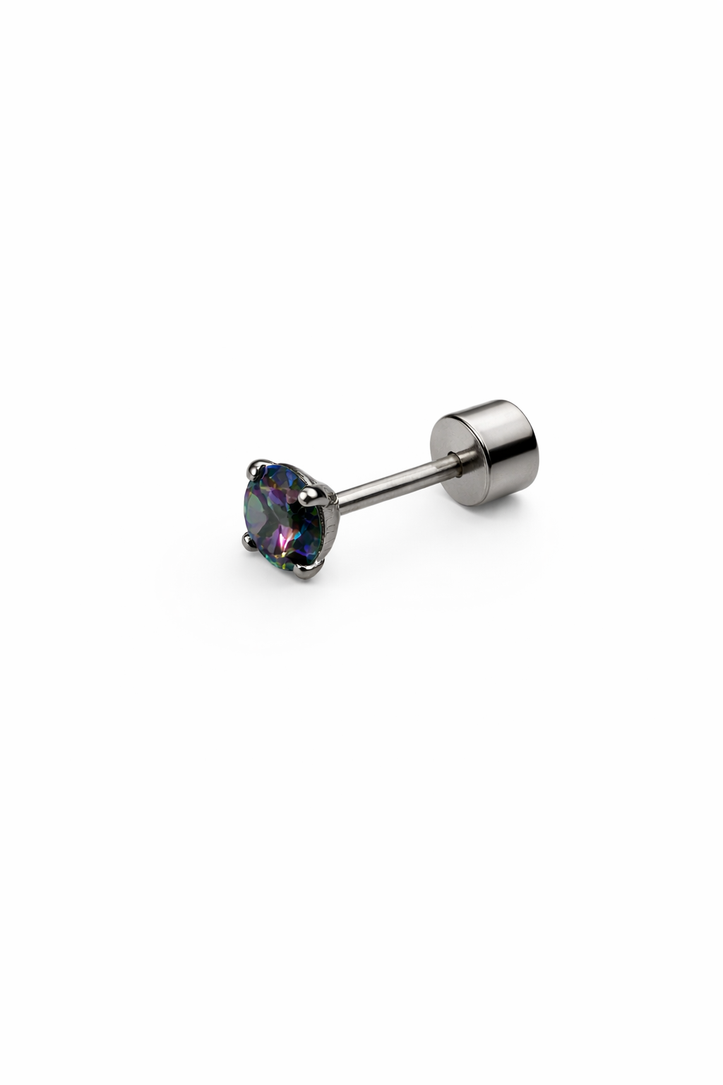 Topaz Screwback Earring