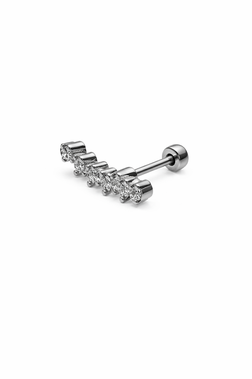 Larger Crystal Screwback Earring