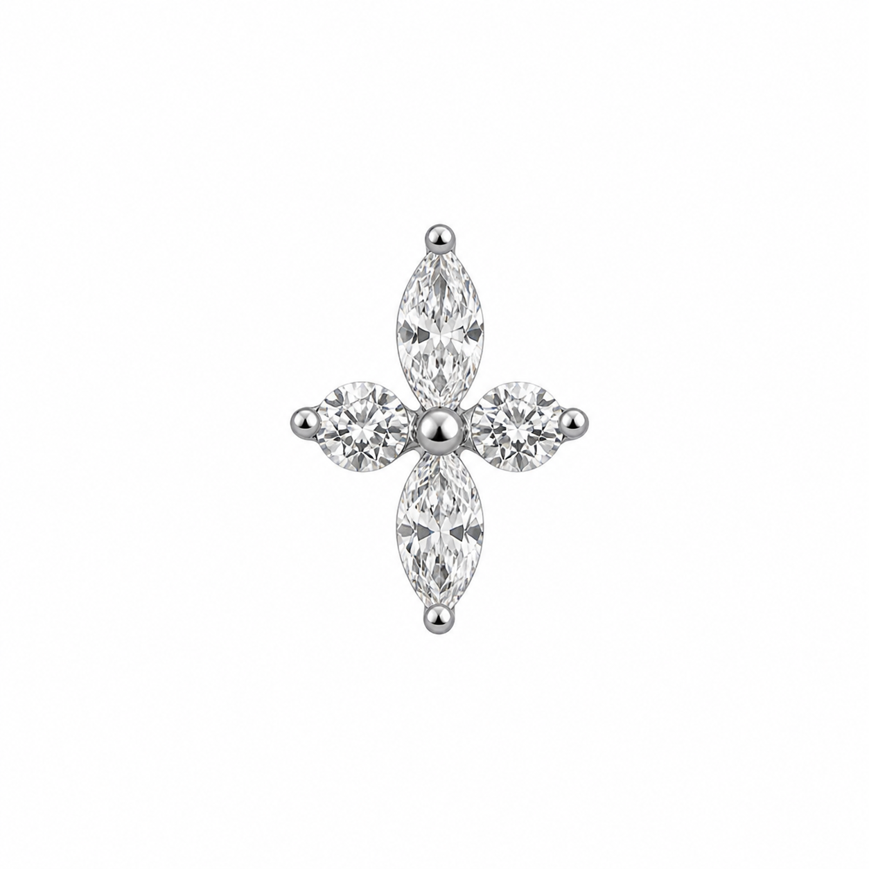 Crystal Screwback Earring