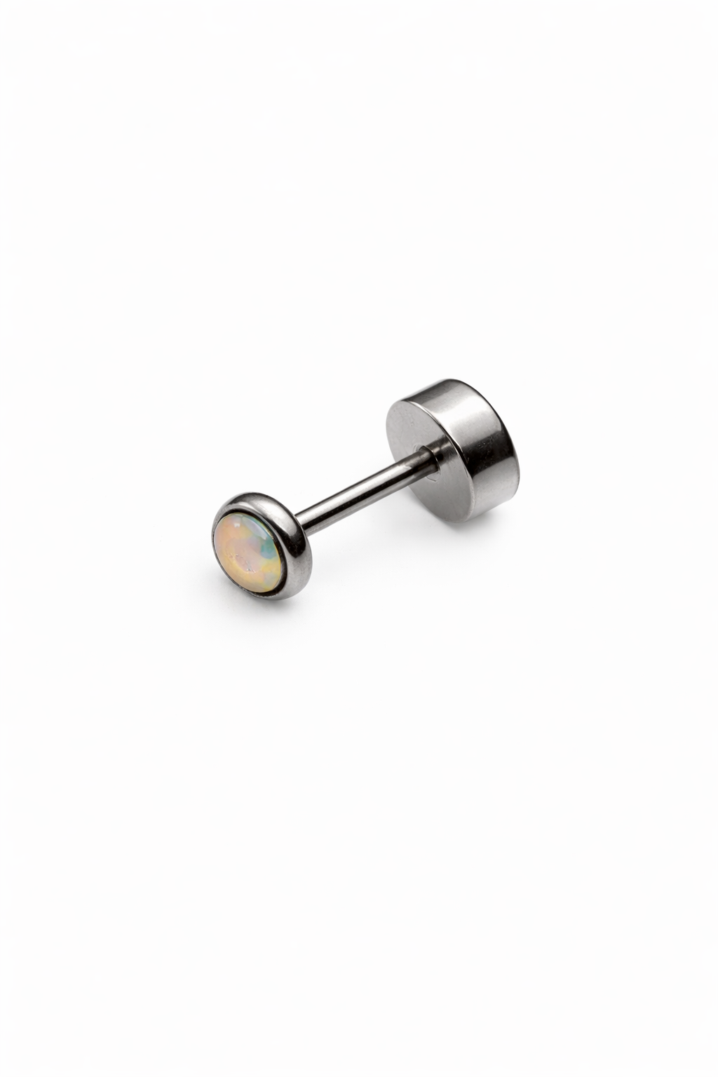 Fire Opal Screwback Earring