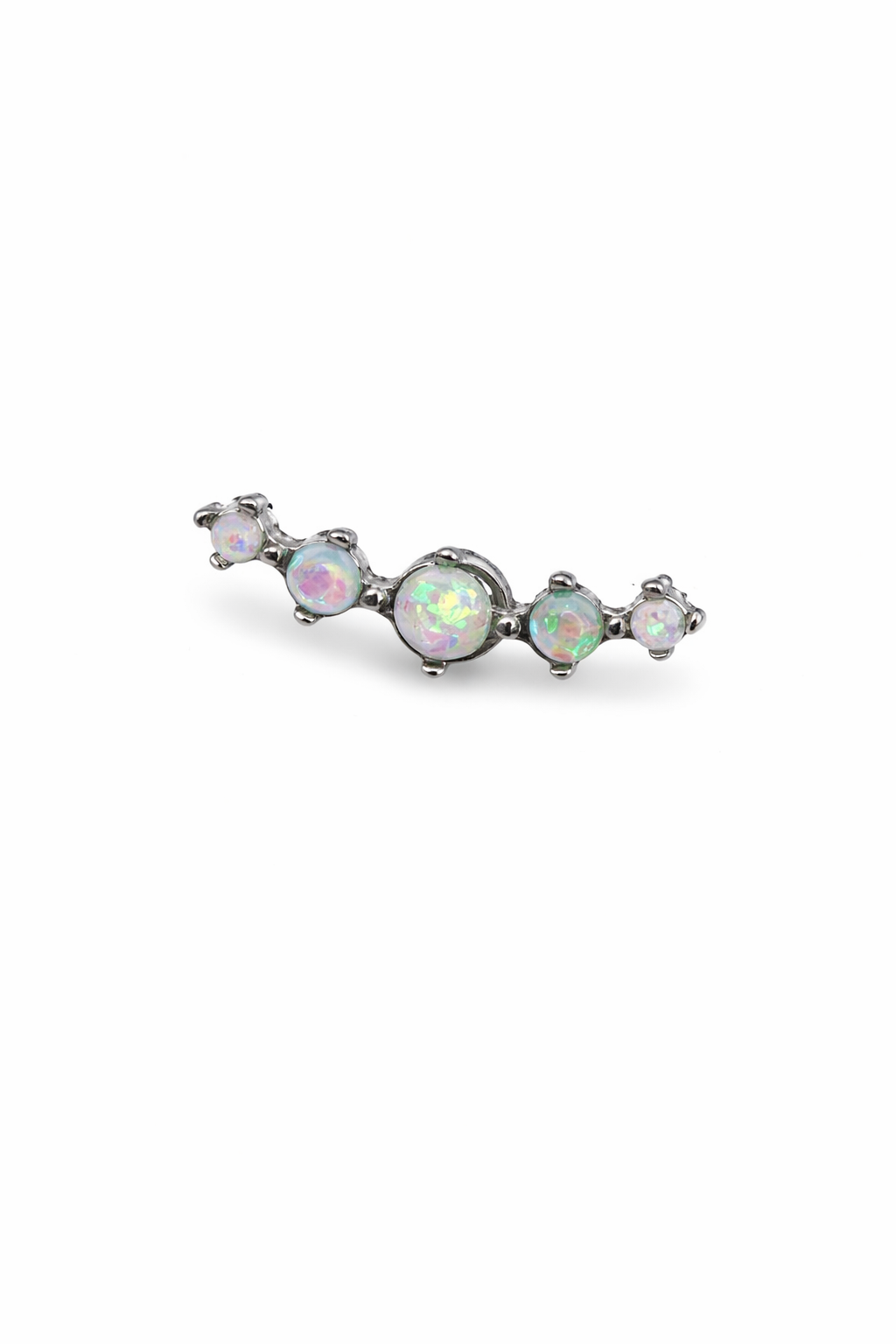 Fire Opal Screwback Earring
