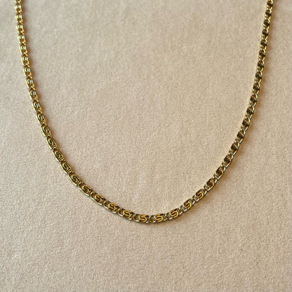Gold Snail Chain Necklace