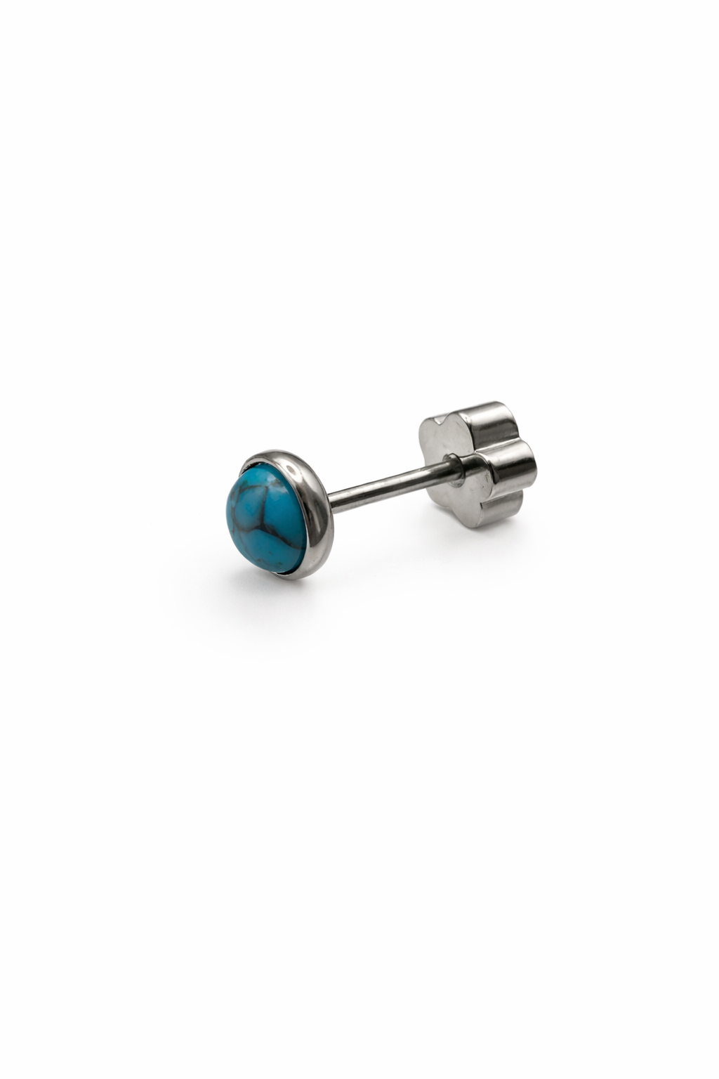 Turquoise Screwback Earring