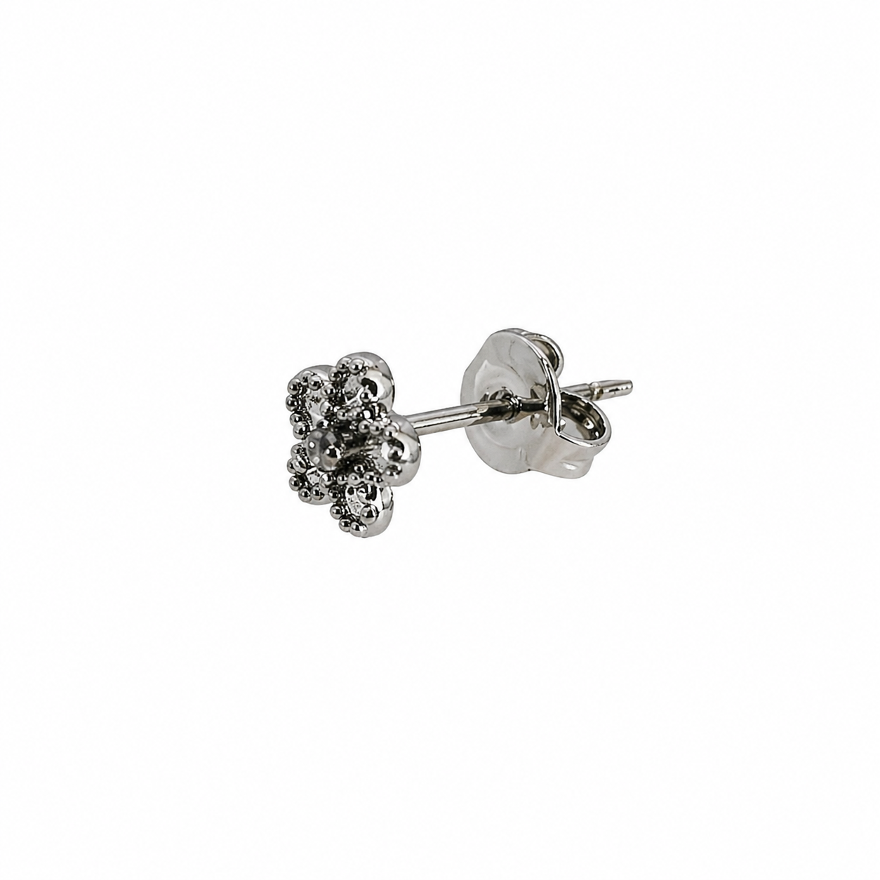 Small Crystal Flower Stud Earrings