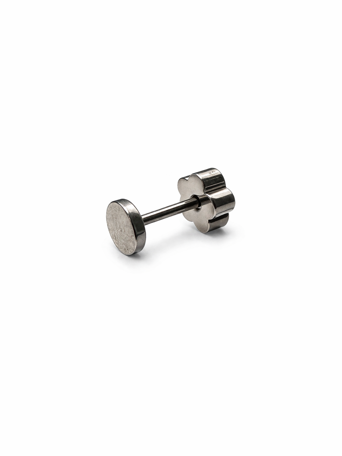 Flat Front Screwback Earring