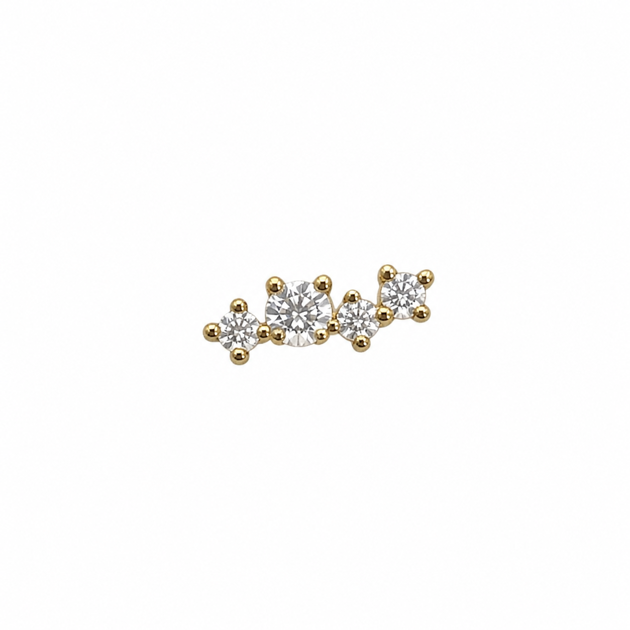 Crystal Screwback Earring