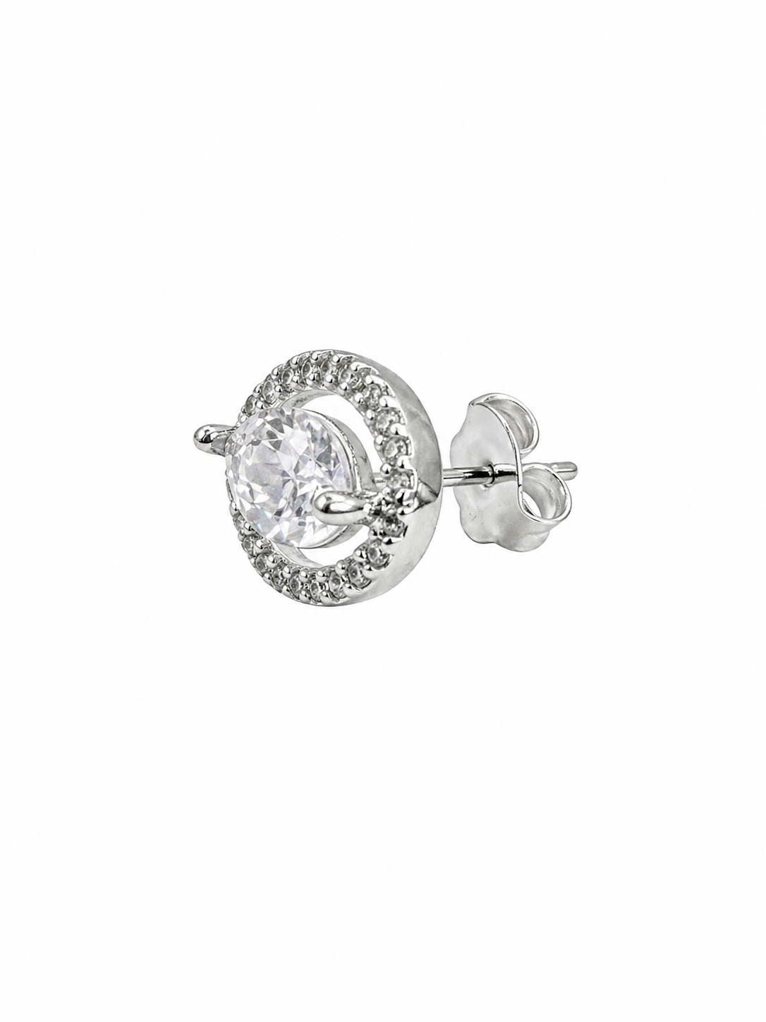 Pavé Crystal Stud Earrings