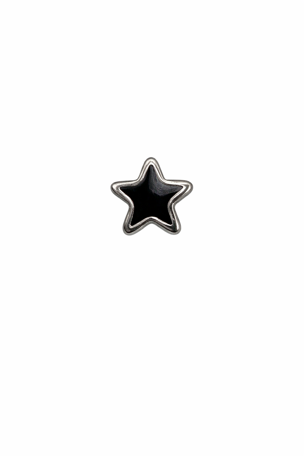Enamel Star Screwback Earring