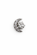 Crystal Moon Screwback Earring