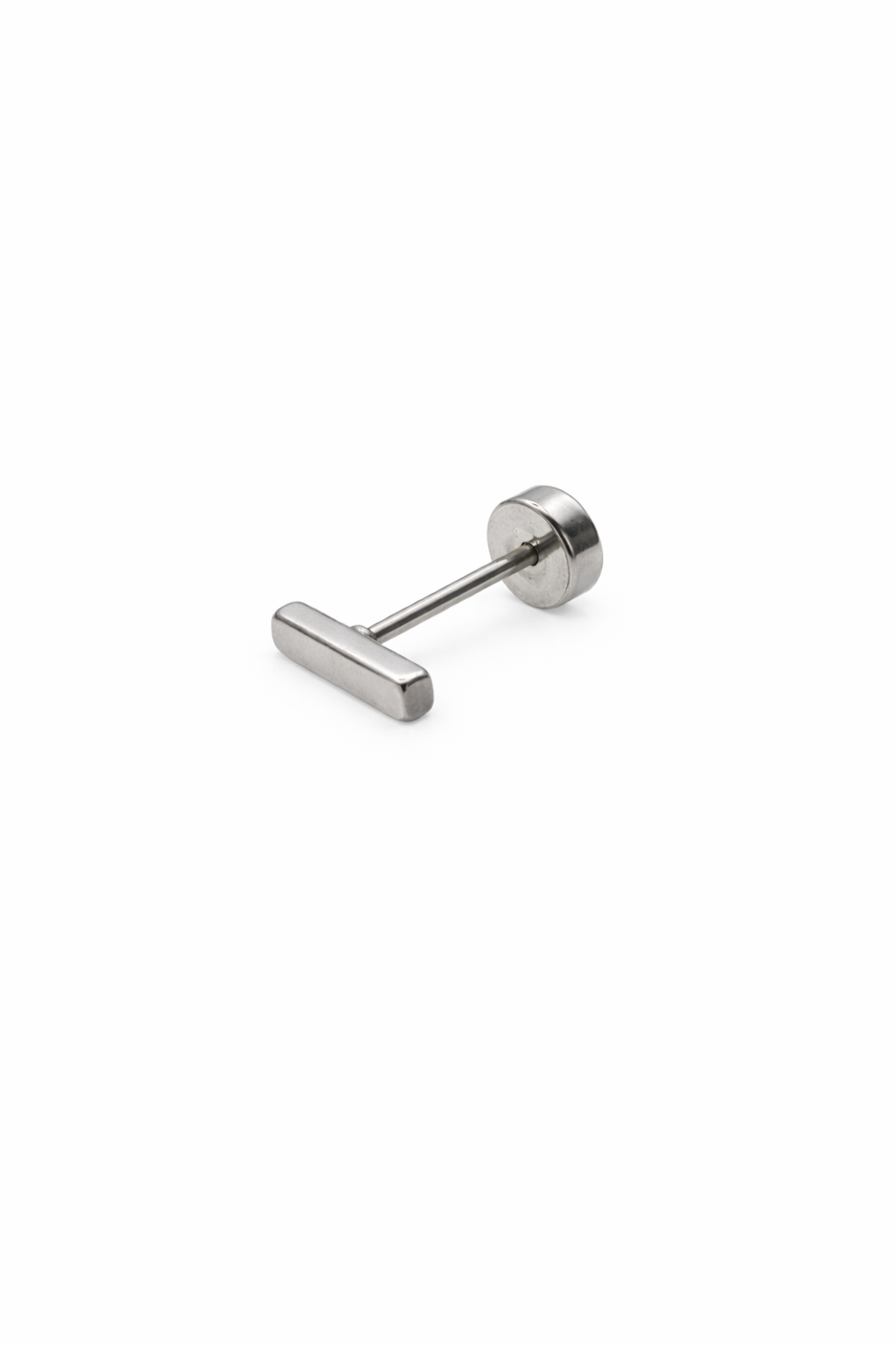 Rectangular Bar Screwback Earring