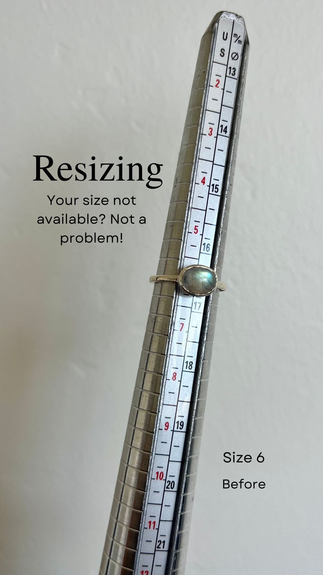 Resizing and Gold Dip
