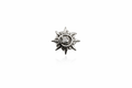 Crystal Sun Screwback Earring