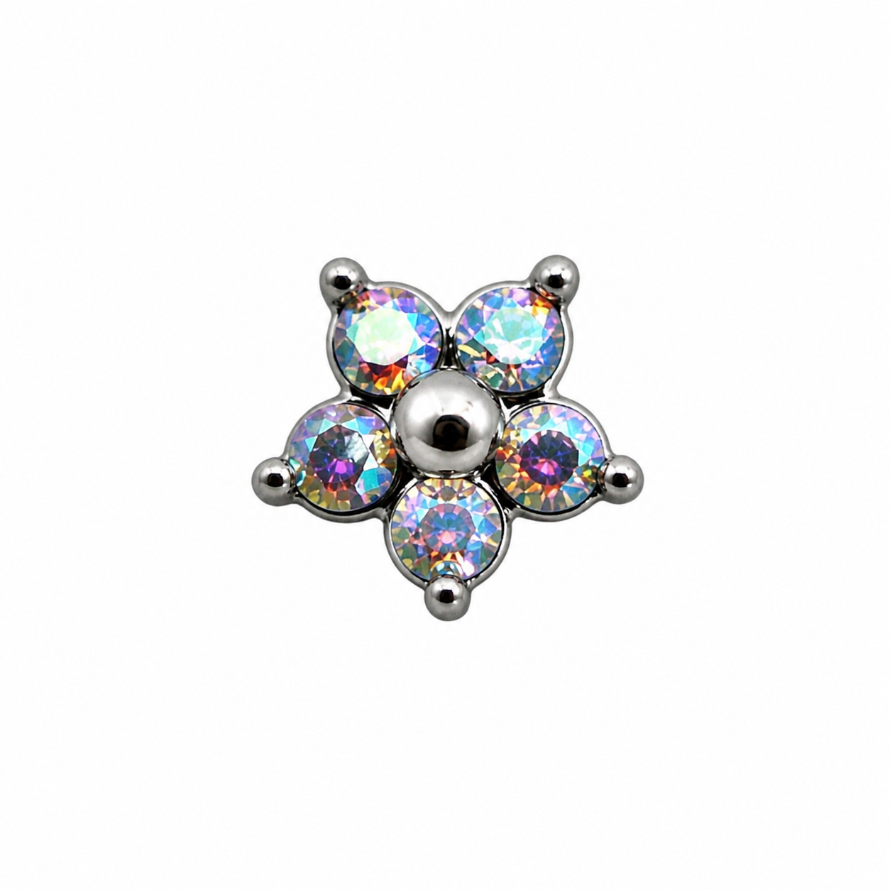 Crystal Topaz Screwback Earring