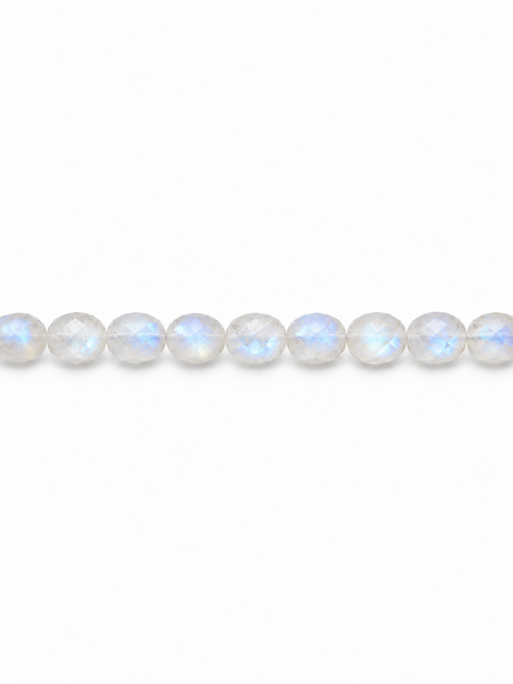 Rainbow Moonstone Faceted Beaded Bracelet | Custom Made To Order