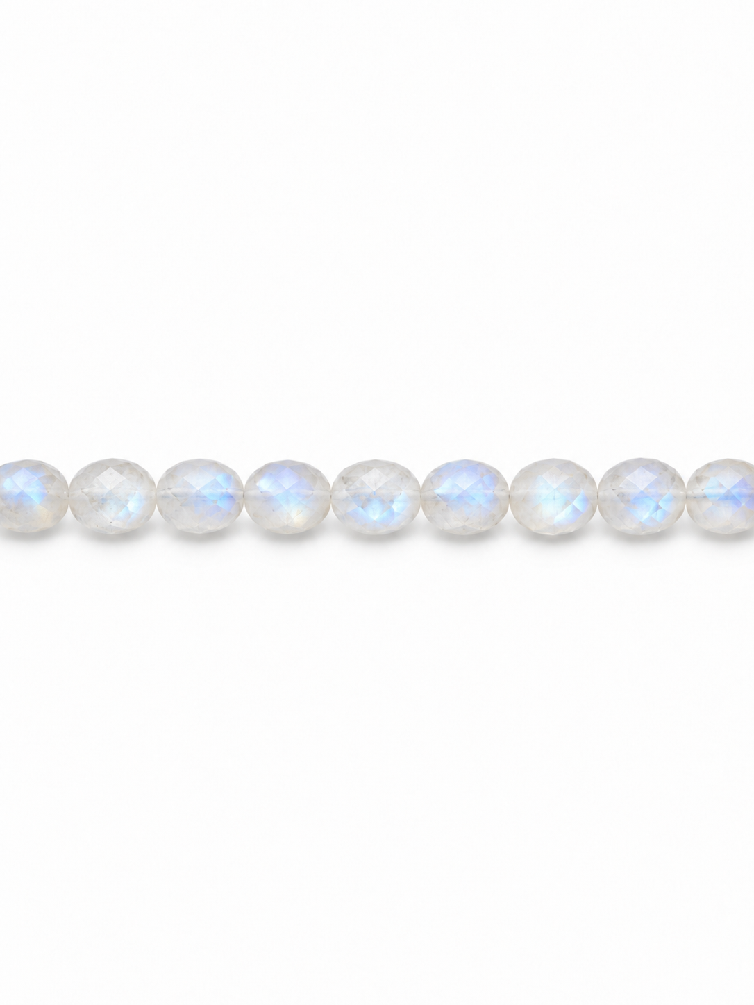Rainbow Moonstone Faceted Beaded Bracelet | Custom Made To Order