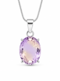 Ametrine Oval-Cut Pendant