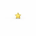 Small Star Screwback Earring