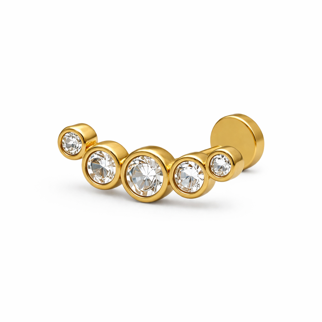 Crystal Screwback Earring